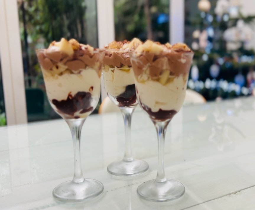 Mousse aux 3 chocolats , dessert individuel Toque Privée