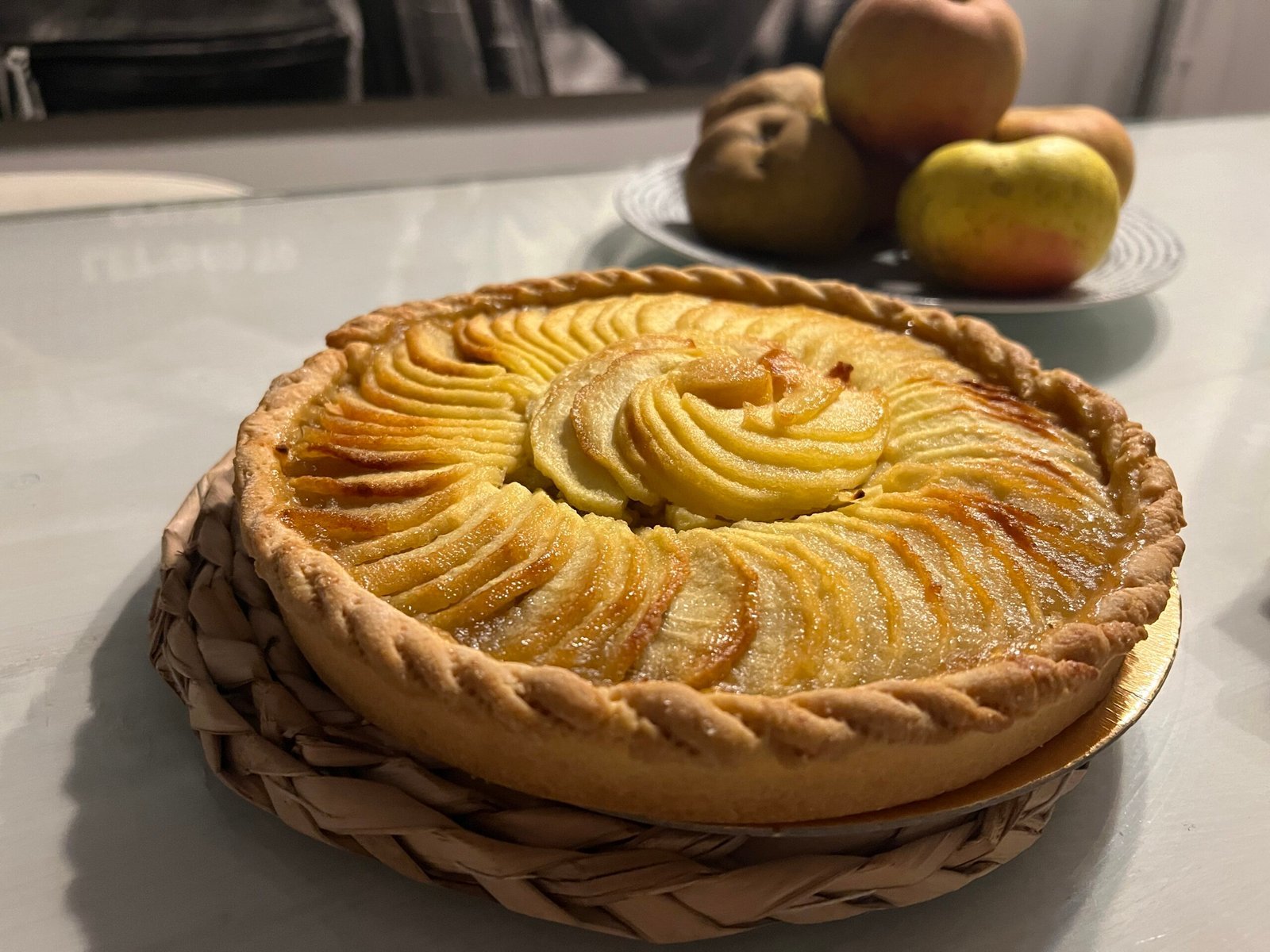 Tarte aux pommes pour le service au plat, Toque Privée